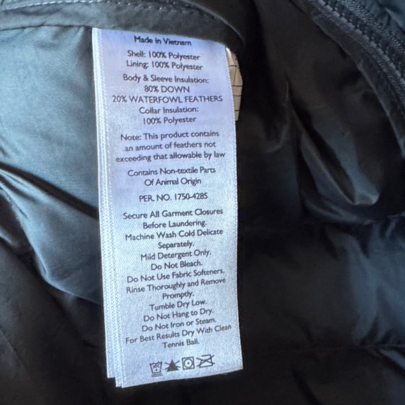 Eddie Bauer Men's Dark Gray Puffer Jacket - Picture 3 of 5